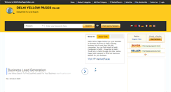 Desktop Screenshot of delhiyellowpagesonline.com